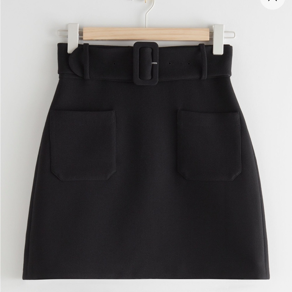 & Other Stories skirt. Belt not included